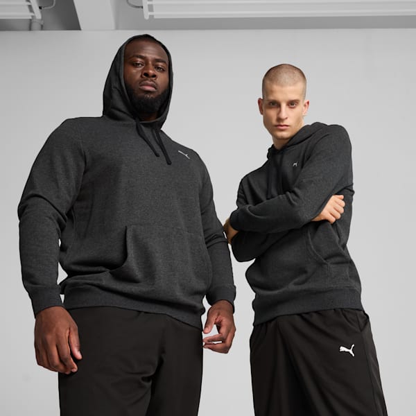 

Мужская толстовка с капюшоном и маленьким логотипом Puma Essentials, серый