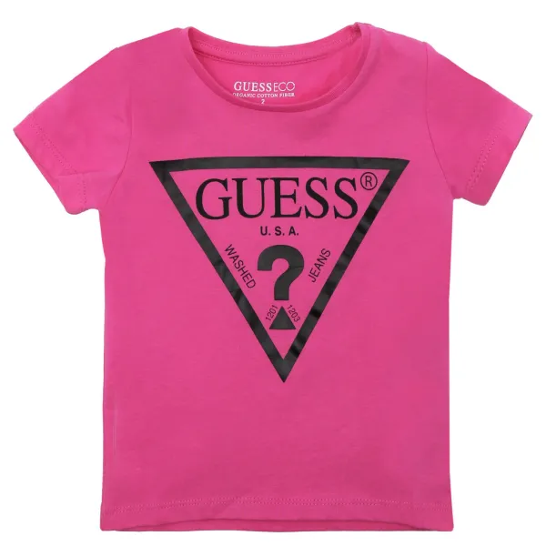 

Футболка стандартного кроя Guess, розовый
