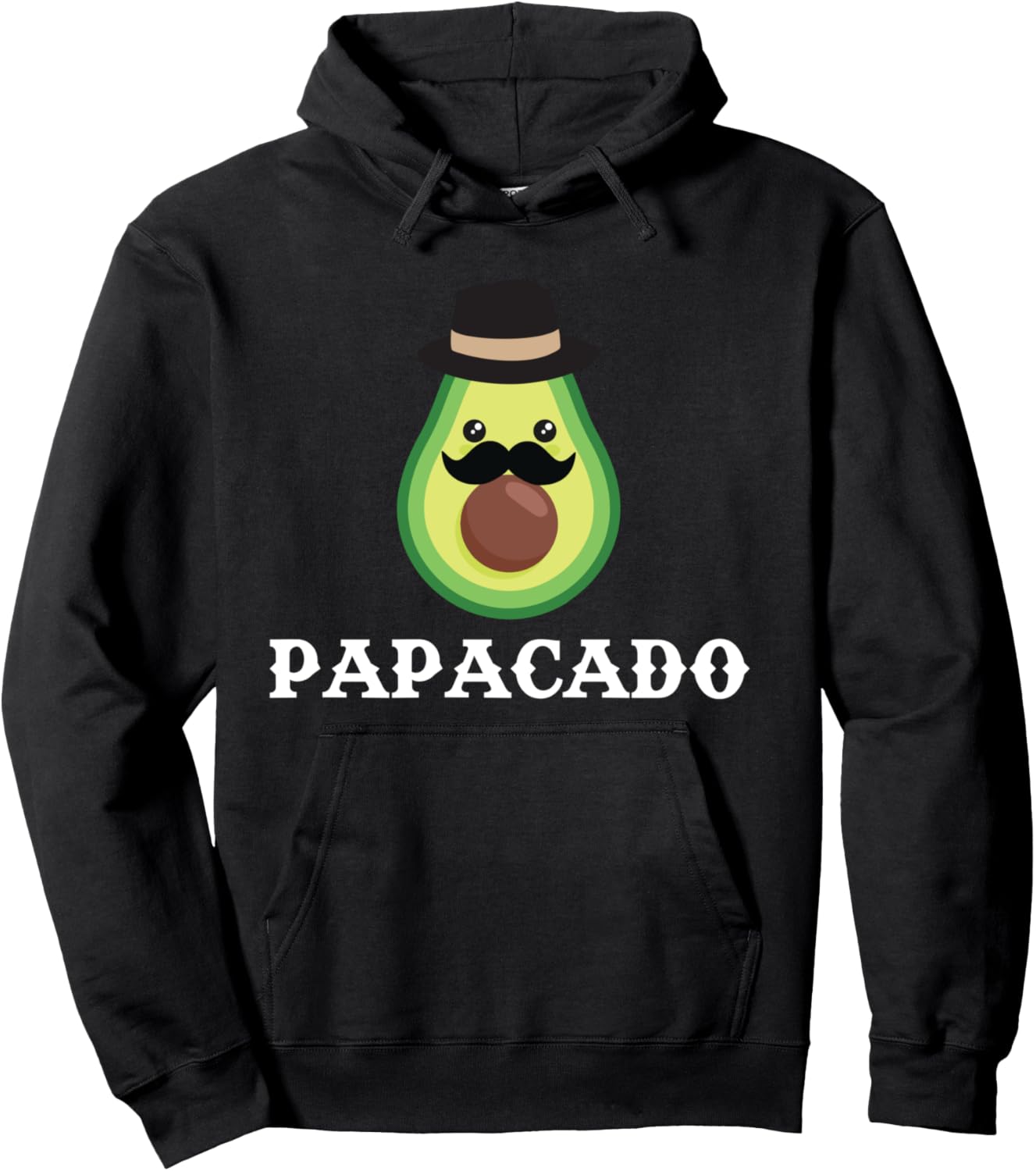 

Худи Papakado Father's Day Avocado Fresh Organic Lover's Hoodie Avocado Lover Poison Poison Idea, черный