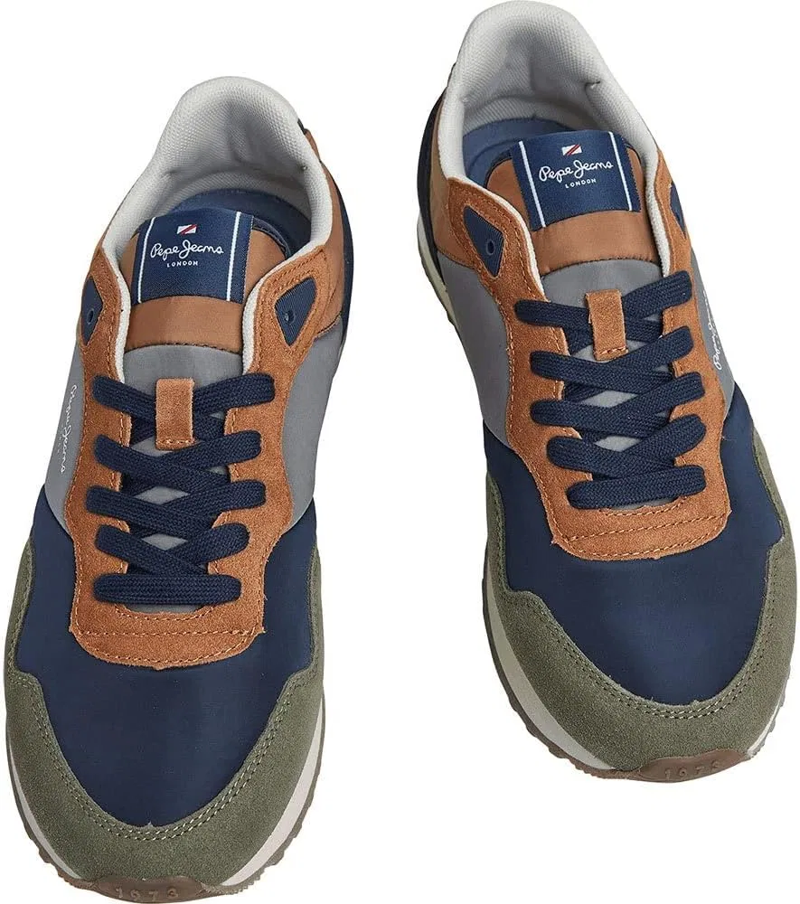 Мужские кроссовки Pepe Jeans London Awake M, Green Khaki Green — фото 4