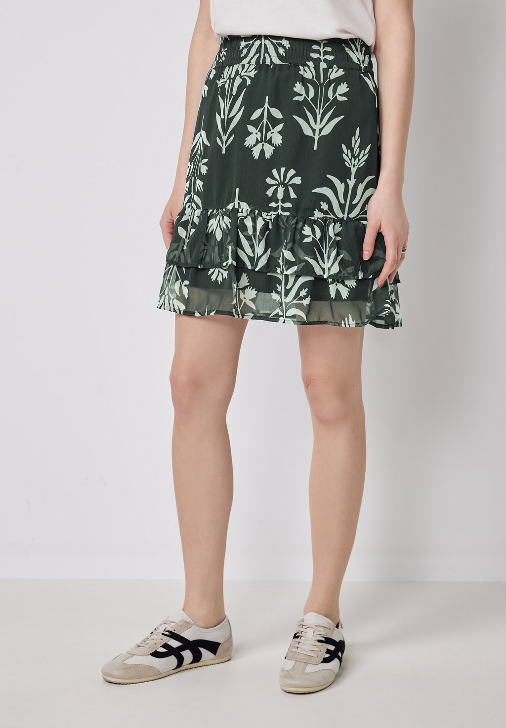 

Юбка А-силуэта Mini skirt Street One Studio, цвет Grün