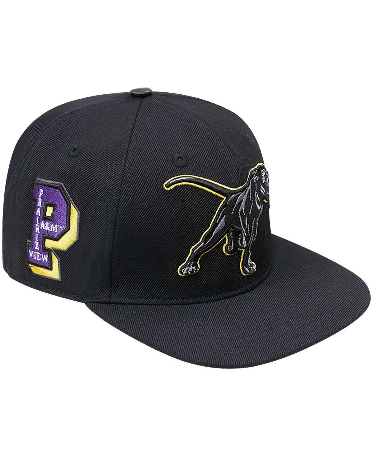 

Мужская черная шляпа Prairie View A&M Panthers Arch Over Logo Hat Evergreen Snapback Pro Standard