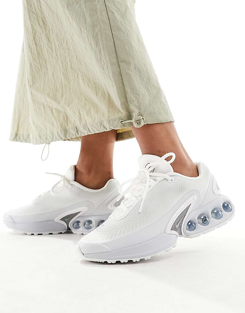 Белые и серебристые кроссовки унисекс Nike Air Max DN — фото 2