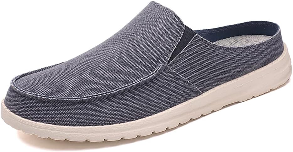 

Мужские домашние тапочки GOSPT из ткани, шлепанцы без задника, удобная обувь, синий