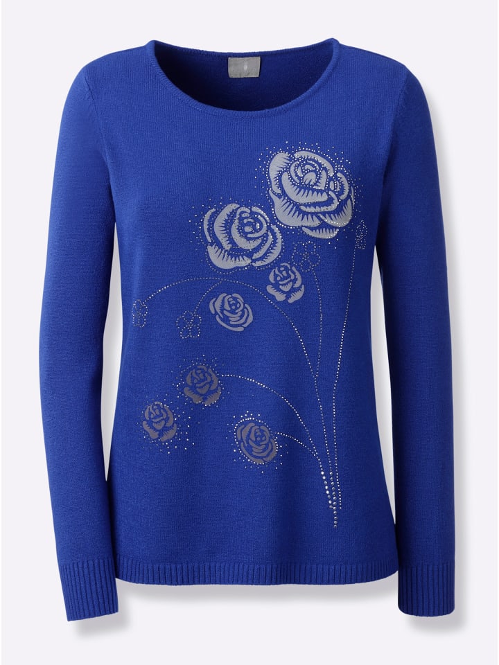 

Свитер с круглым вырезом королевского синего цвета WITT WEIDEN