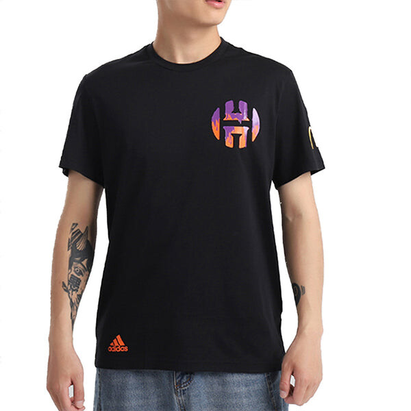Футболка harden sauce crossover short sleeve black Adidas, черный — фото 3
