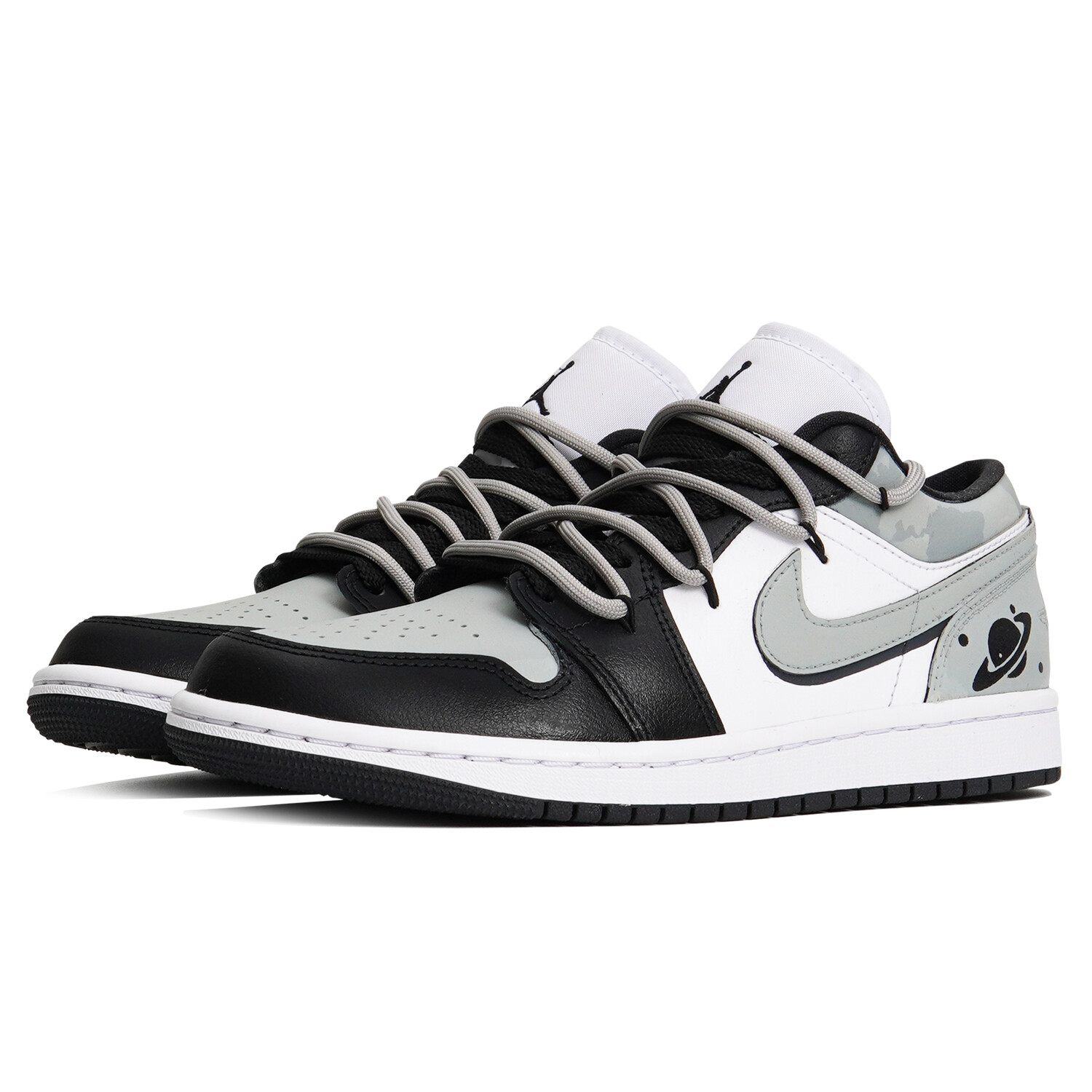 Jordan Air Jordan 1 винтажные баскетбольные кроссовки женские, Gray — фото 3