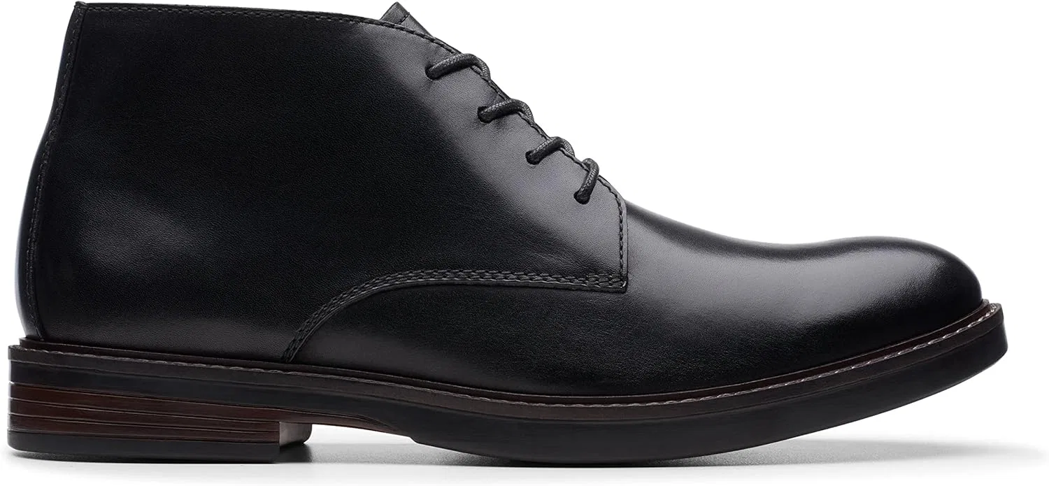 Мужские ботинки Clarks Paulson Mid Classic, Black (Black Leather) — фото 2