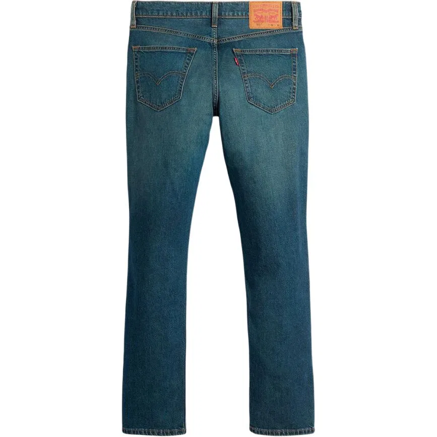Джинсы five-pocket Levis темно-синие — фото 3