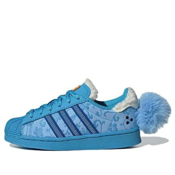 

Кроссовки оригиналы суперзвезда x тающая грусть Adidas, голубой