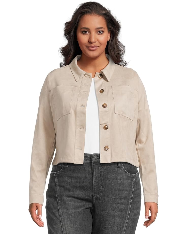 

Куртка KUT from the Kloth Matilda - Crop Trucker Jacket W/Patch Pockets, цвет Stone