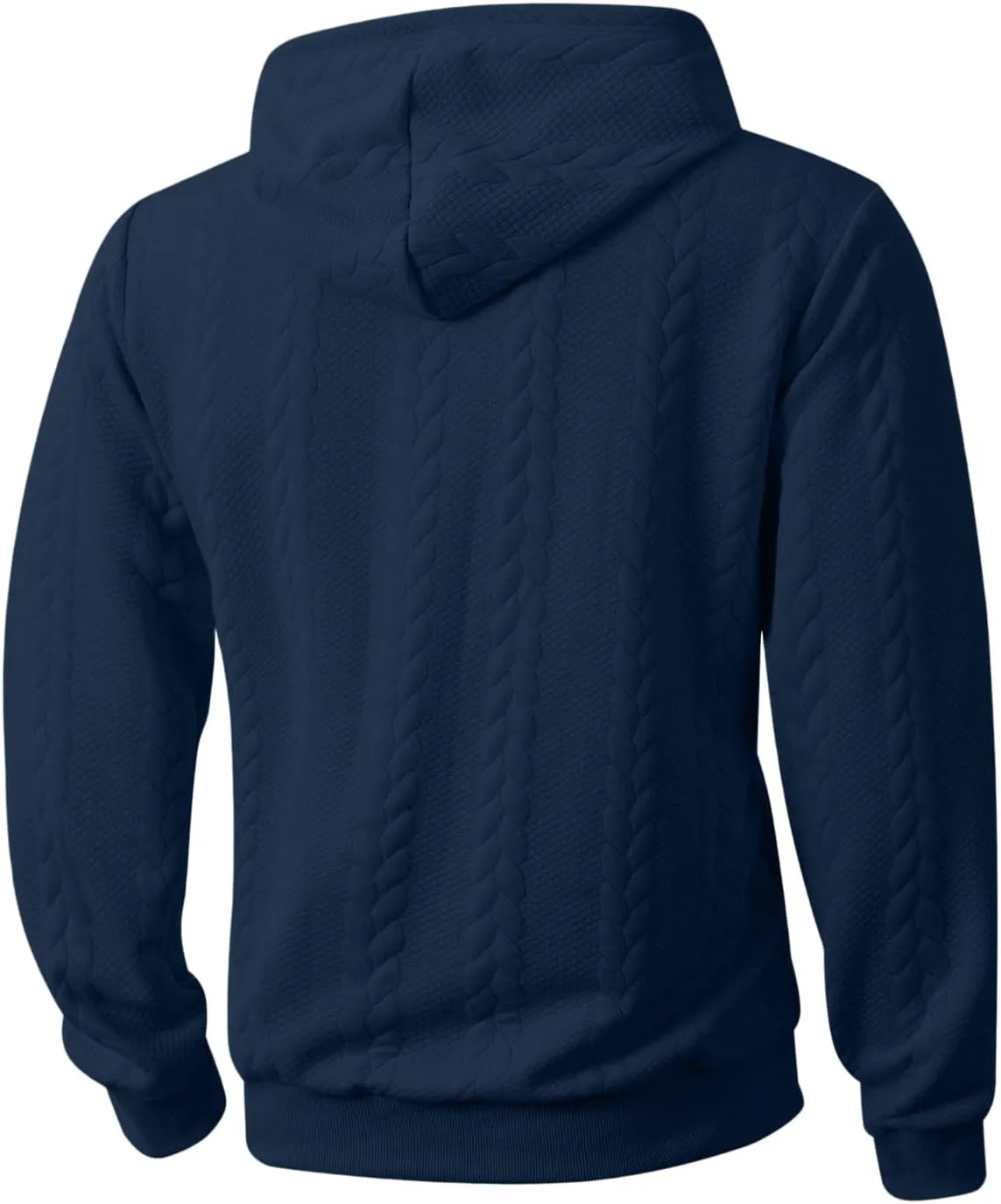 Толстовка Quarter Zip мужская Cable Knit Texture — фото 3