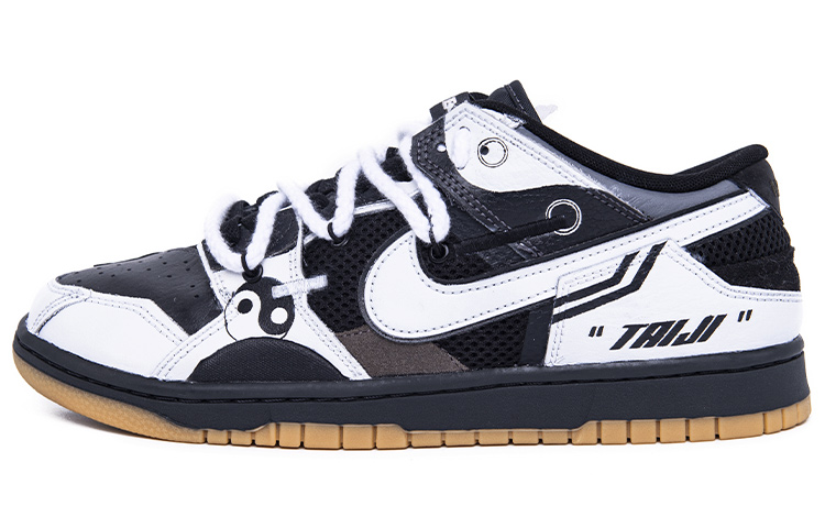 

Кроссовки Nike Dunk Skateboard Shoes Men Low-Top Black White, Черный, Кроссовки Nike Dunk Skateboard Shoes Men Low-Top Black White