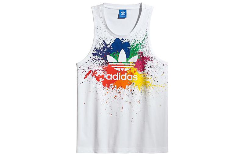 

Майка мужская белый Adidas Originals, белый