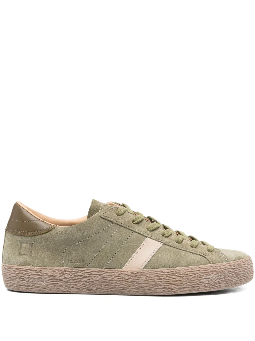 

Кроссовки Hill Low из замши и кожи D.A.T.E., зеленый