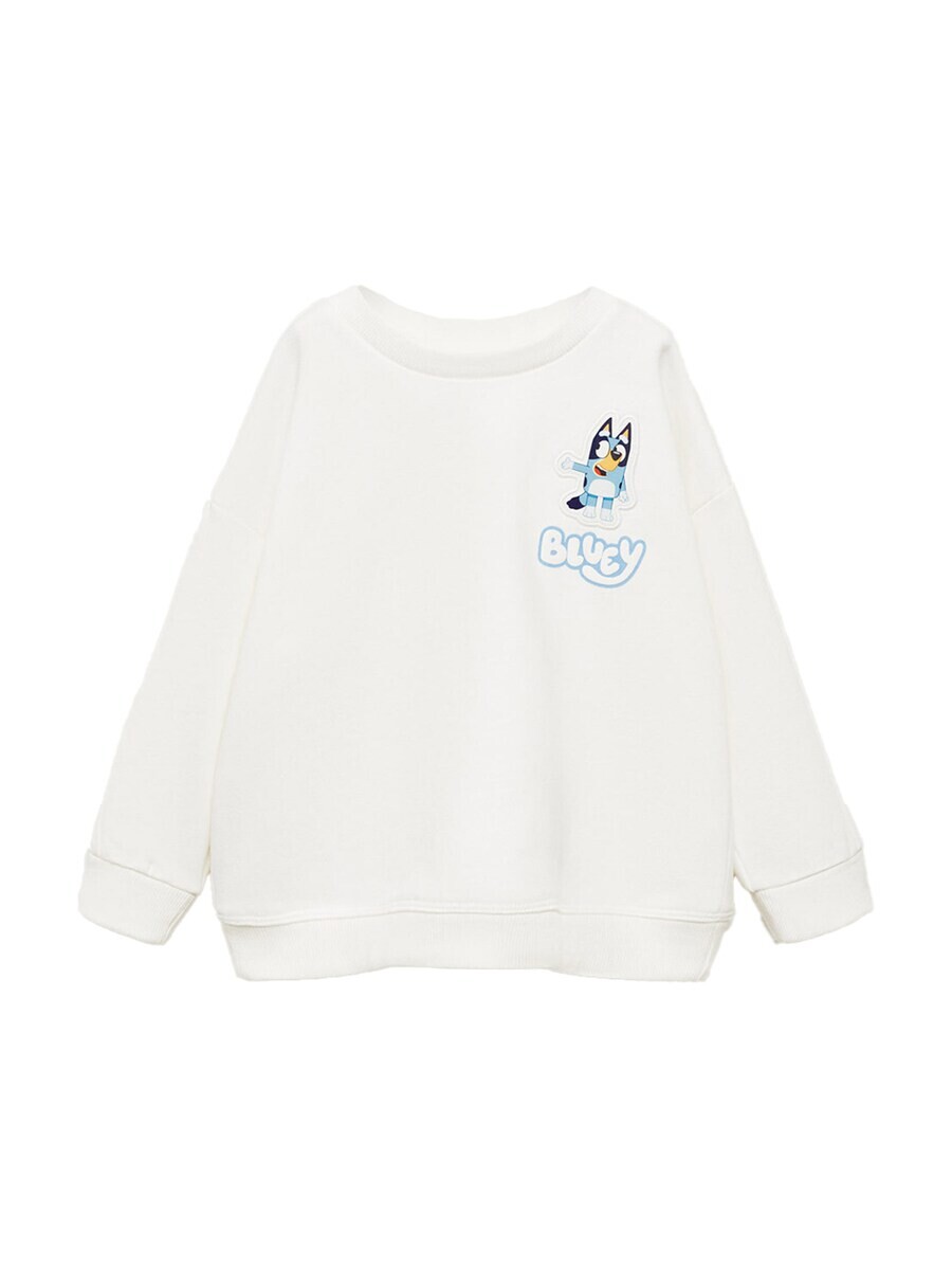 

Худи MANGO KIDS Sweatshirt BLUEY, белый