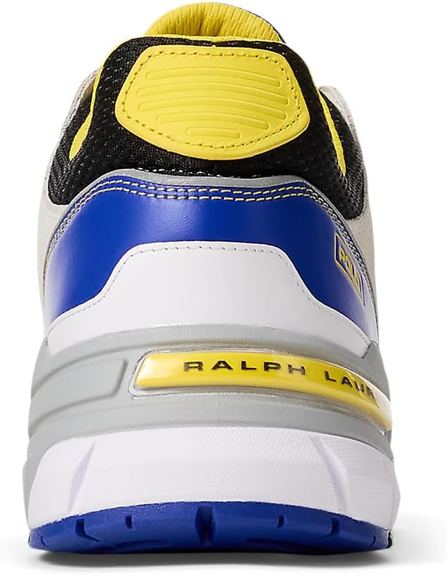 Кроссовки POLO RALPH LAUREN Trackster 200, White/Black/Royal/Yellow — фото 2