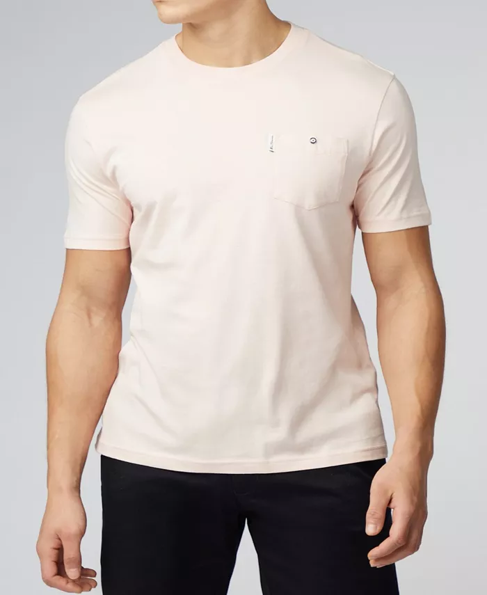 

Мужская футболка с коротким рукавом Signature Pocket Ben Sherman, розовый