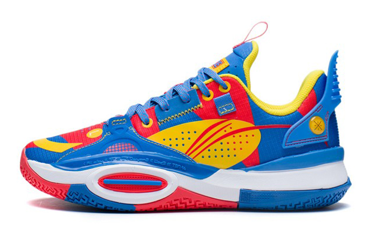 

Детские баскетбольные кроссовки GS Low-top New French Blue/Li Ning Red Lining Young