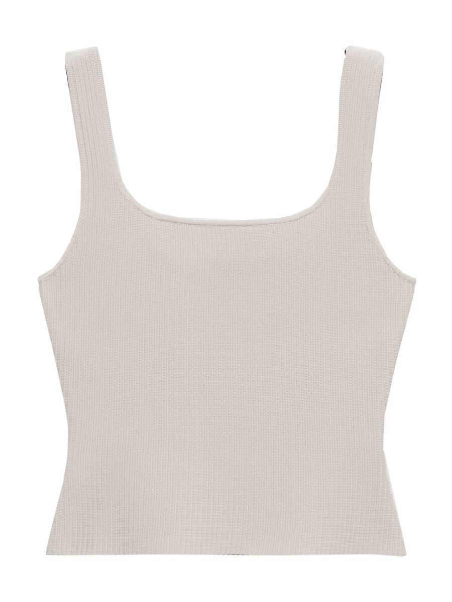 

Вязаный топ MANGO BERNAL, цвет Kitt/Light beige