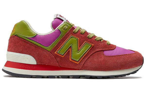 Кроссовки бродячие крысы x 574 New Balance, красный — фото 2