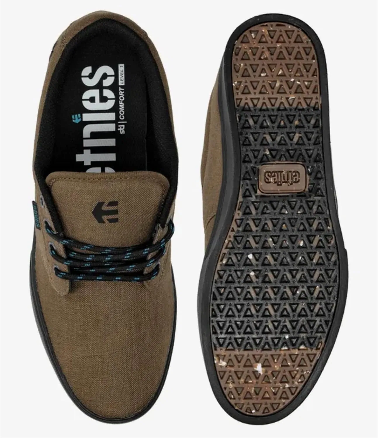 Мужские кроссовки Etnies Jameson 2 ECO braun Basics, Streetwear, Brown Black Gum — фото 2