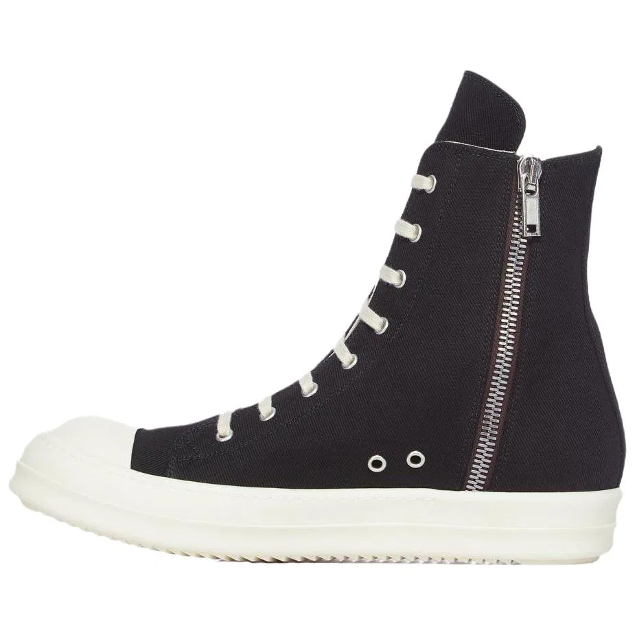 Кеды высокие Temple Cargo Rick Owens DRKSHDW черные — фото 3