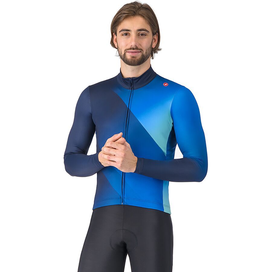 

Футболка Castelli Amplify Thermal Castelli, Belgian Blue/Azzurro Italia/Pool Blue