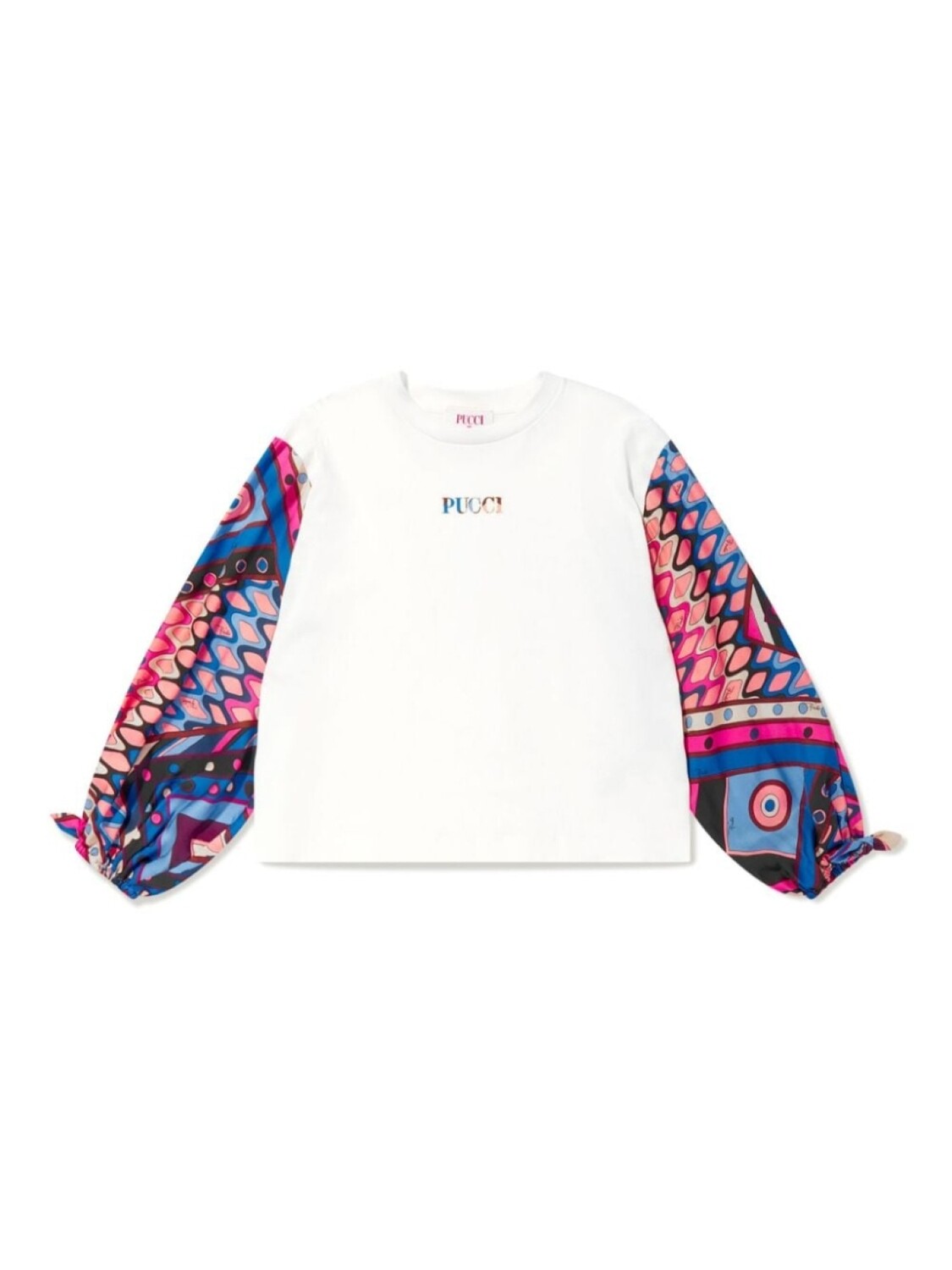 

PUCCI Junior футболка с принтом Vivara, белый