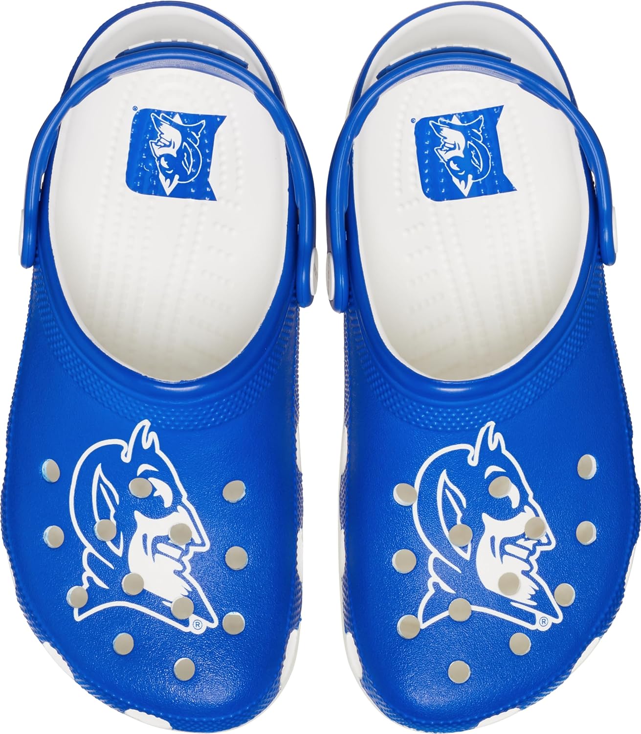 Кроксы унисекс для взрослых Classic Collegiate, подарки Clemson, Clemson Tigers, подарки для футбола Crocs, Duke Univ — фото 4
