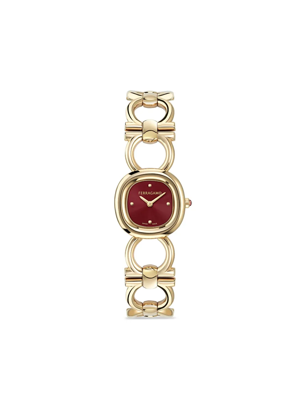 

Наручные часы Double Gancini 25 мм Ferragamo, красный