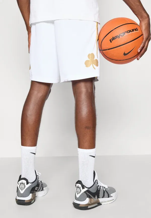Шорты Boston Celtics Swingman City Edition 25 Club Wear Nike Performance, белый/клубный золотой — фото 4