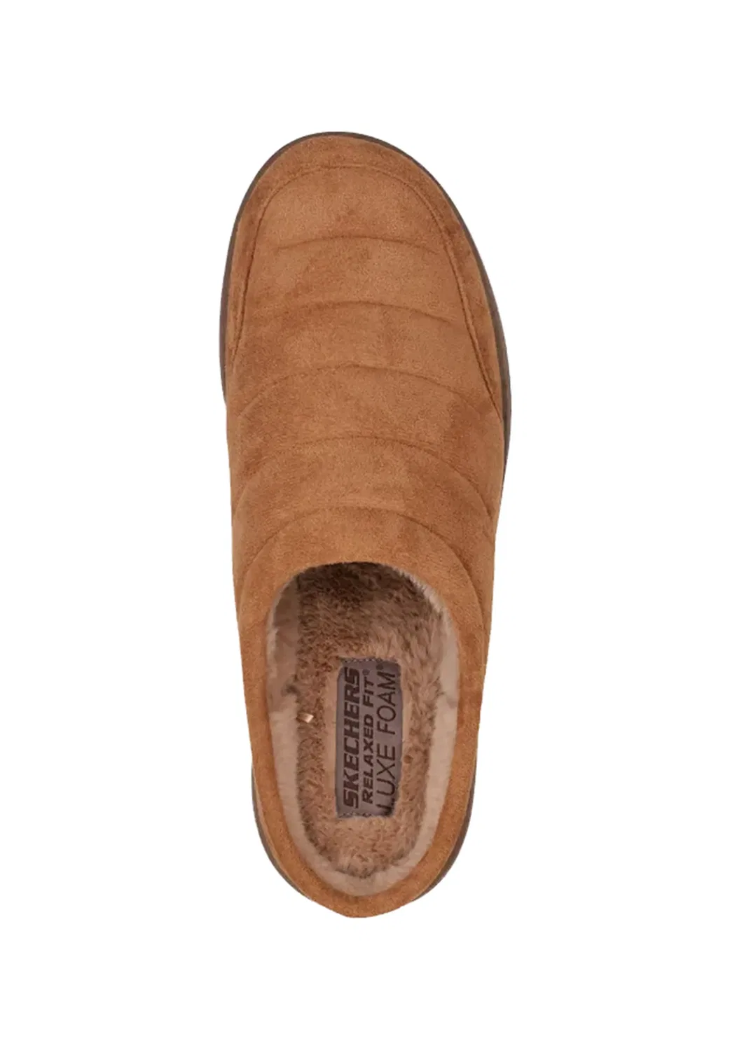 Тапочки домашние на микроволокне Skechers, коричневый — фото 4