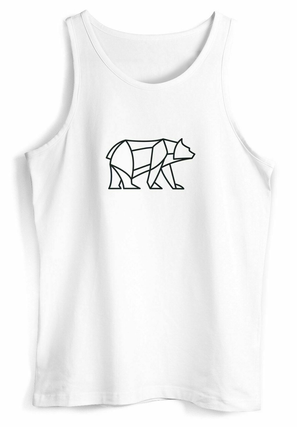 

Топ TANK DESIGN PRINT BÄR BEAR TIERMOTIV OUTDOOR Neverless, белый