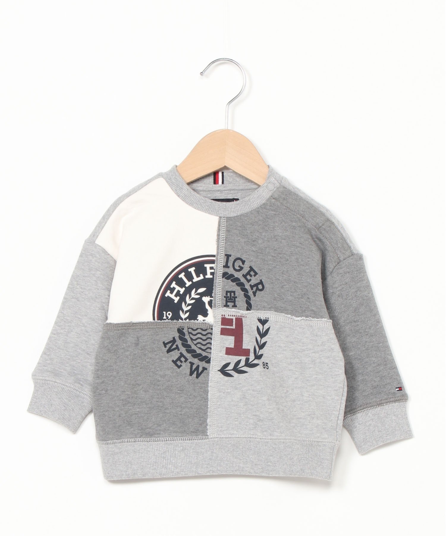 (K) Толстовка с монотипным принтом TOMMY HILFIGER BOYS, Gray — фото 2