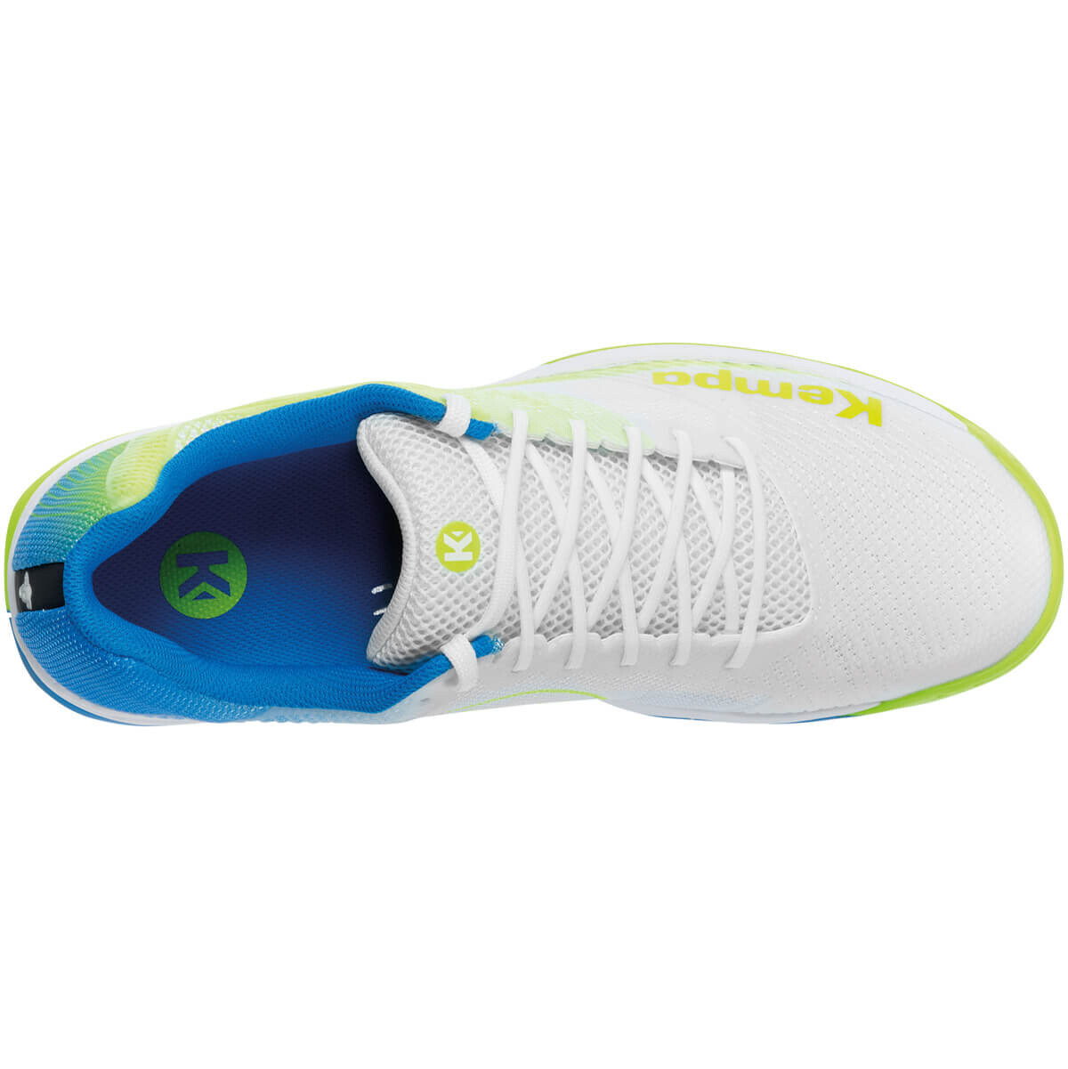 Спортивные кроссовки Kempa Hallen Sport Schuhe WING 2.0, цвет weiß/fluo gelb — фото 2