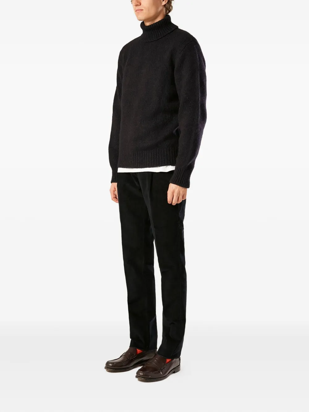 

Свитер с высоким воротником Doppiaa, синий