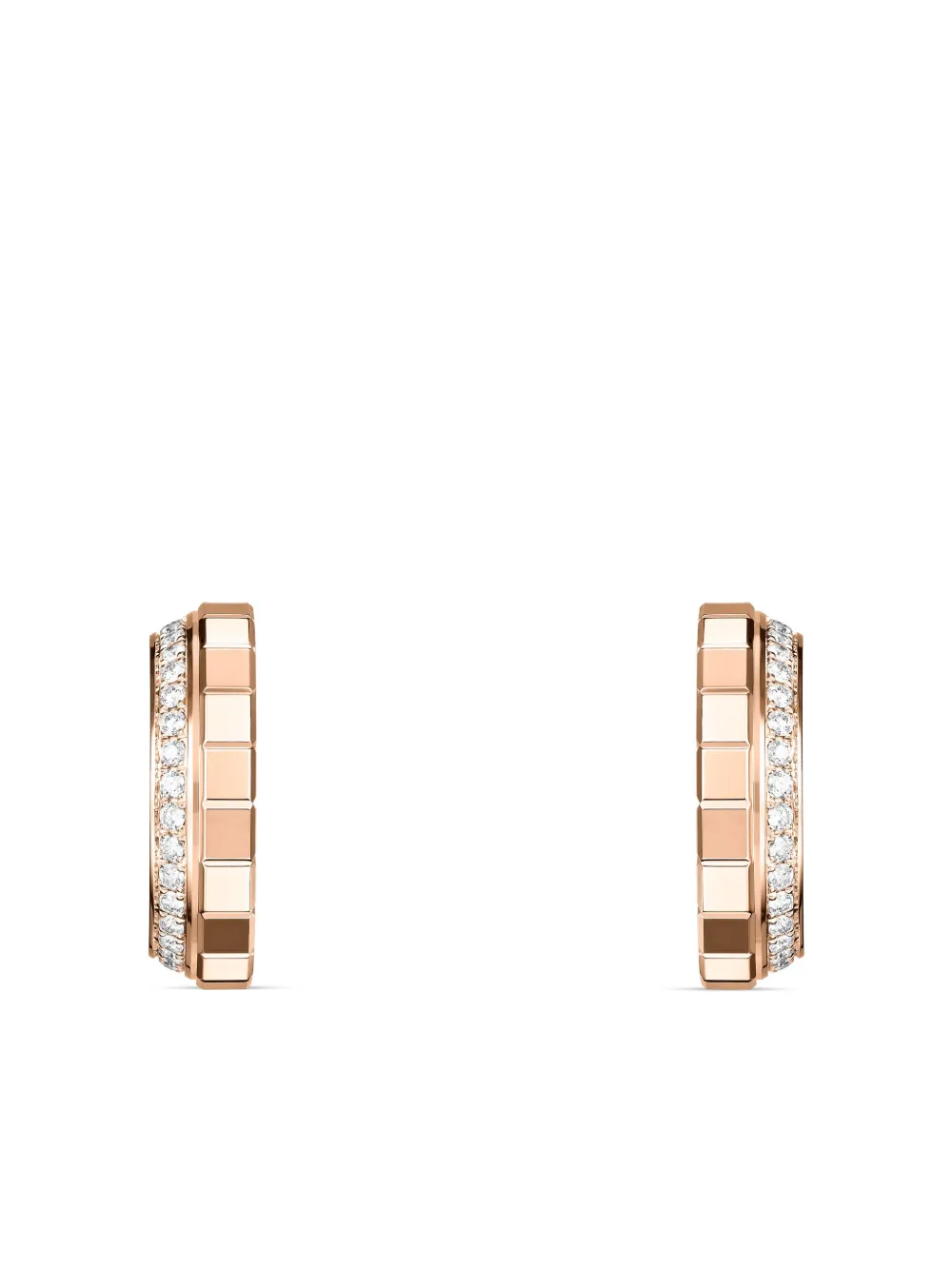 

Серьги Ice Cube из розового золота с бриллиантами Chopard