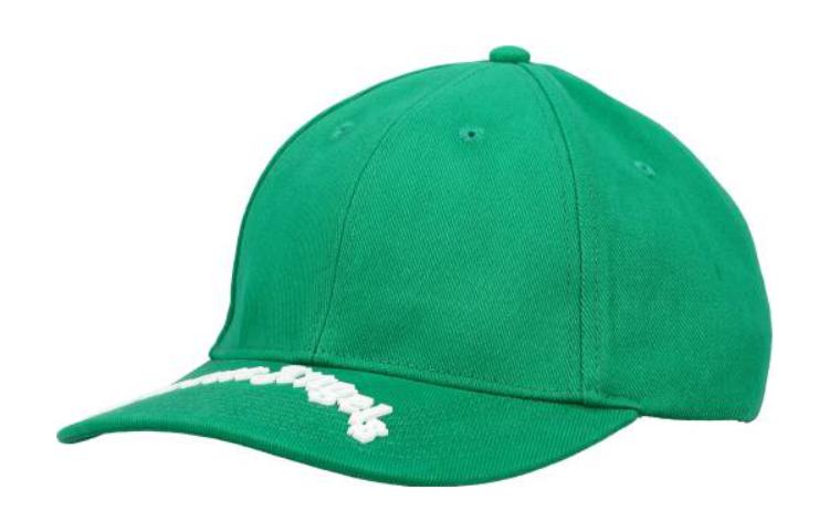 

PALM ANGELS Бейсболка с изогнутым логотипом, Green