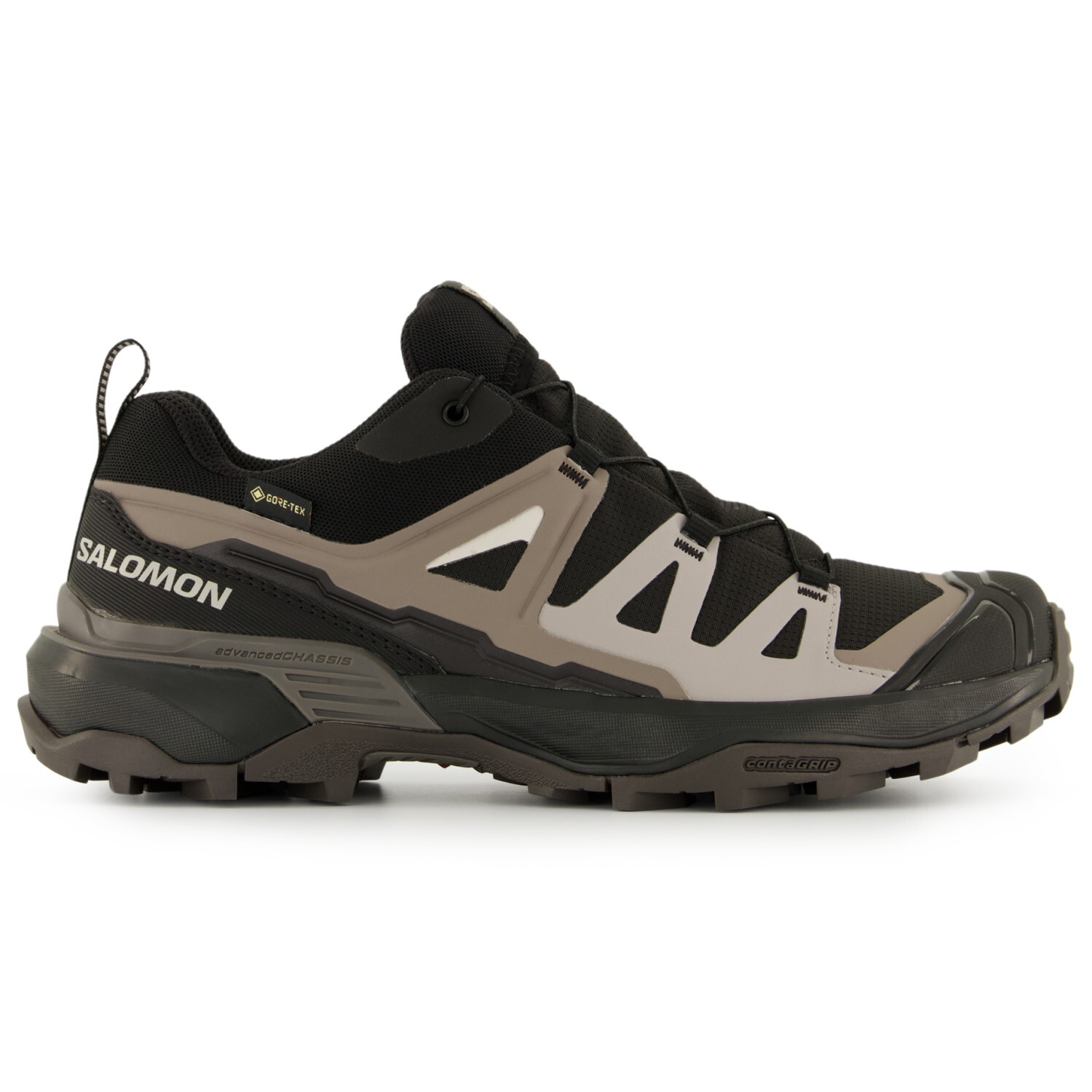 Мультиспортивная обувь Salomon Women's X Ultra 360 GTX, цвет Black/Plum Kitten/Shale
