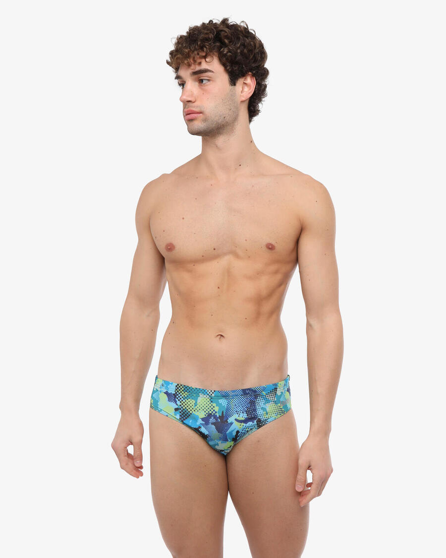 

JAKED Синие и разноцветные синтетические шорты для плавания для мужчин