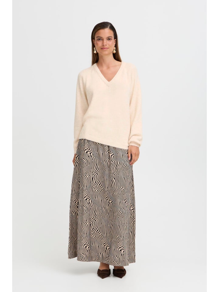 

B. young Вязаный свитер BYOMEA прямого кроя, цвет «березовый меланж»