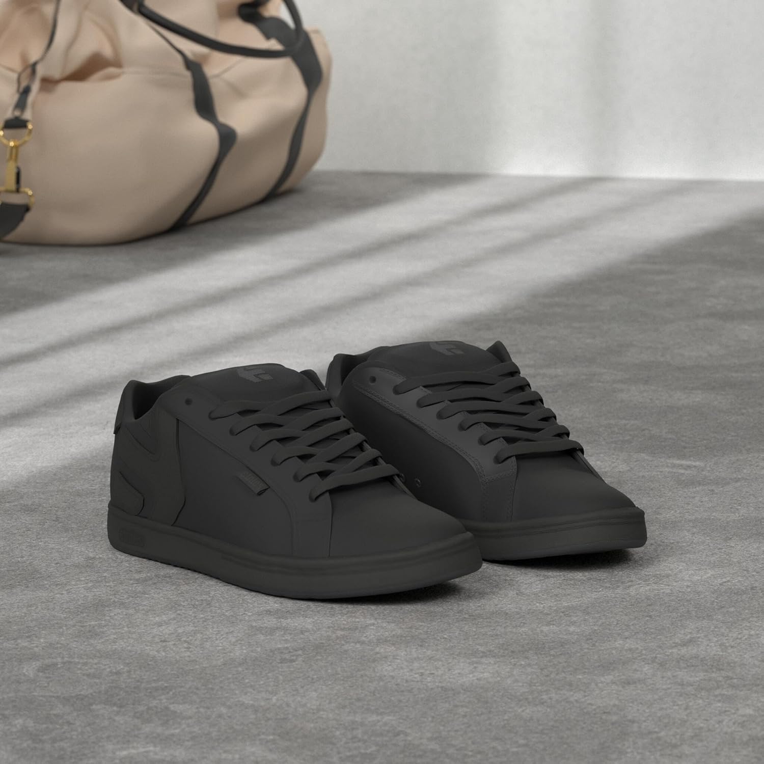 Etnies Fader - Классический скейт-стиль с модным объемным дизайном, усиленная подошва, мягкая посадка, кеды на каждый день, черный — фото 3
