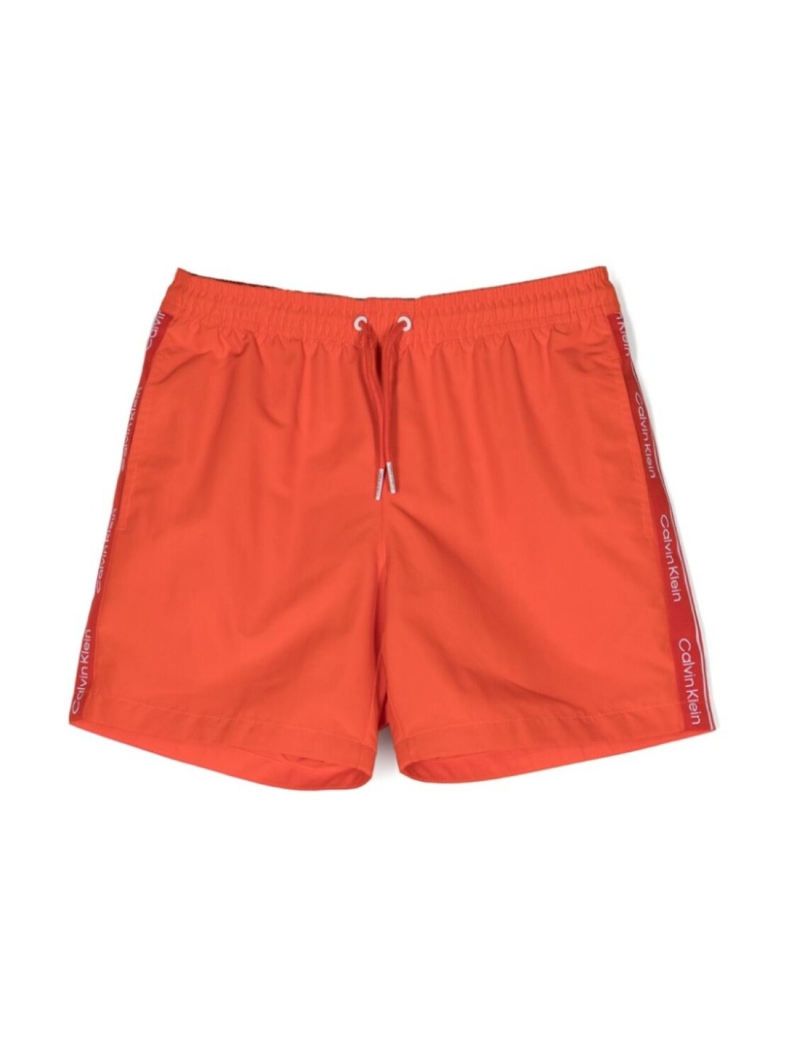 

Плавки-шорты с кулиской и логотипом Calvin Klein Kids, оранжевый