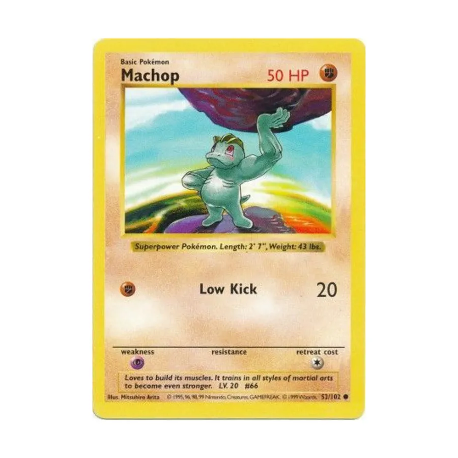 

CCG Мачоп (C) #52, Pokemon - Base Set (Shadowless) - Singles