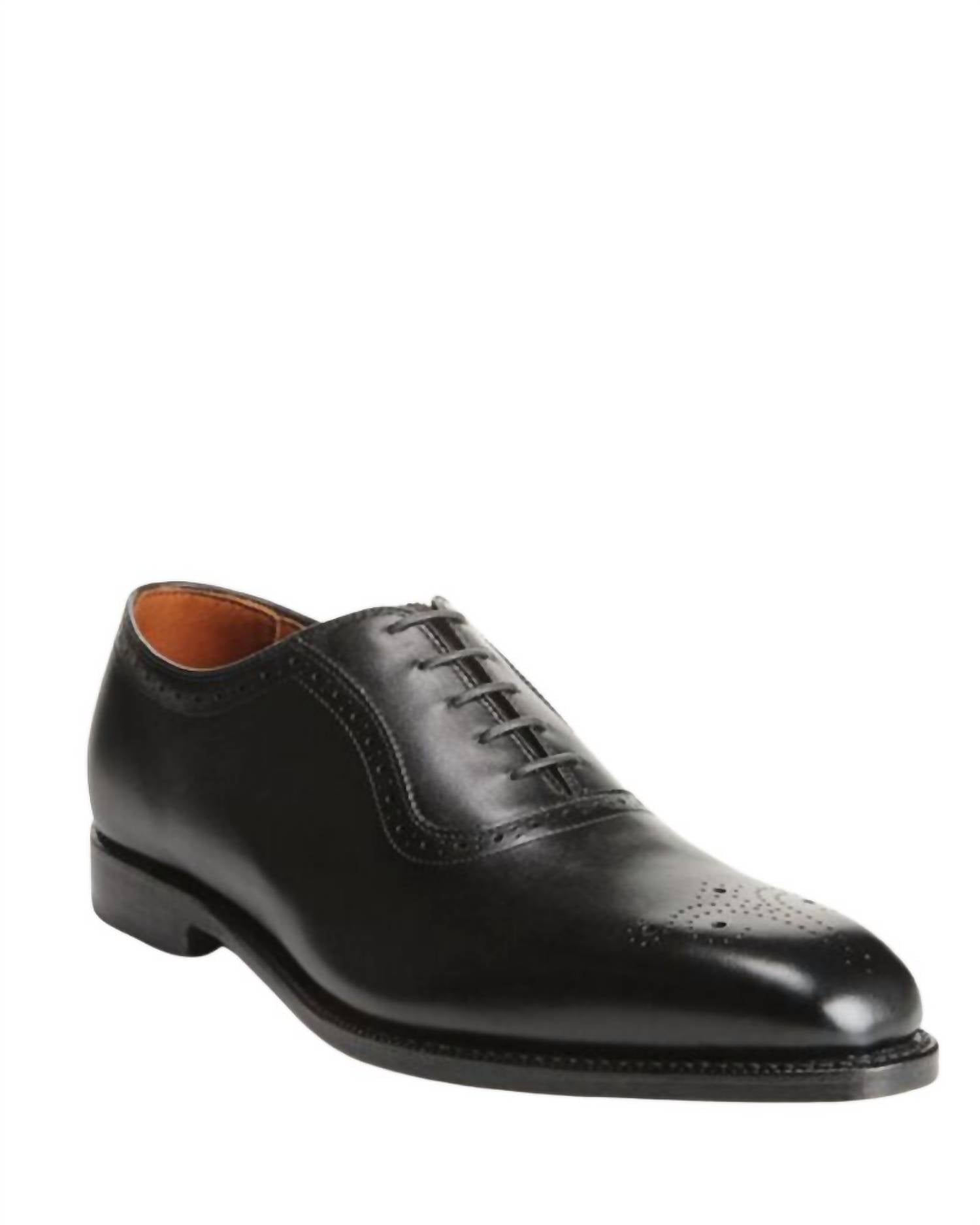 

Мужские туфли Cornwallis Lace Up Oxford черного цвета Allen Edmonds