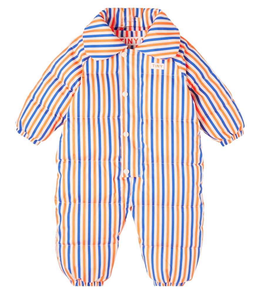 

Полосатый утепленный детский комбинезон из хлопка Tinycottons, Stripes