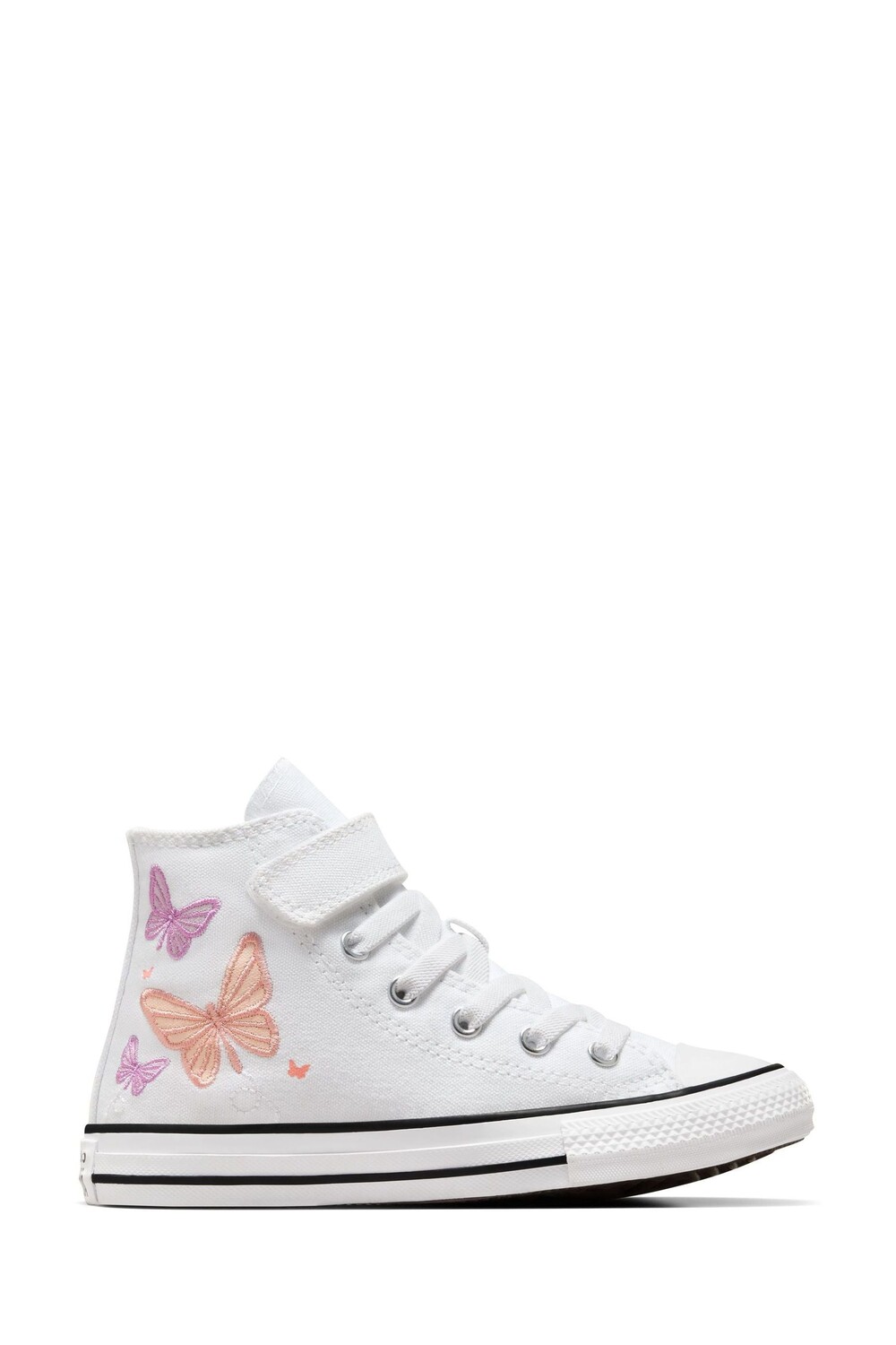 

Кроссовки для юниоров Chuck Taylor с вышивкой-бабочкой Converse, белый