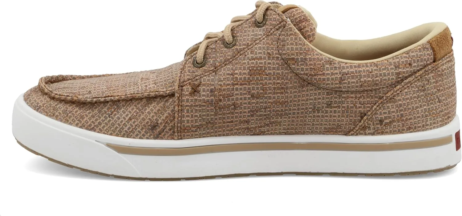 Мужские лоферы Twisted X Zero-X Chukka Driving Moc - кожаные лоферы с ручной обработкой натуральной кожи, светло-коричневый — фото 2