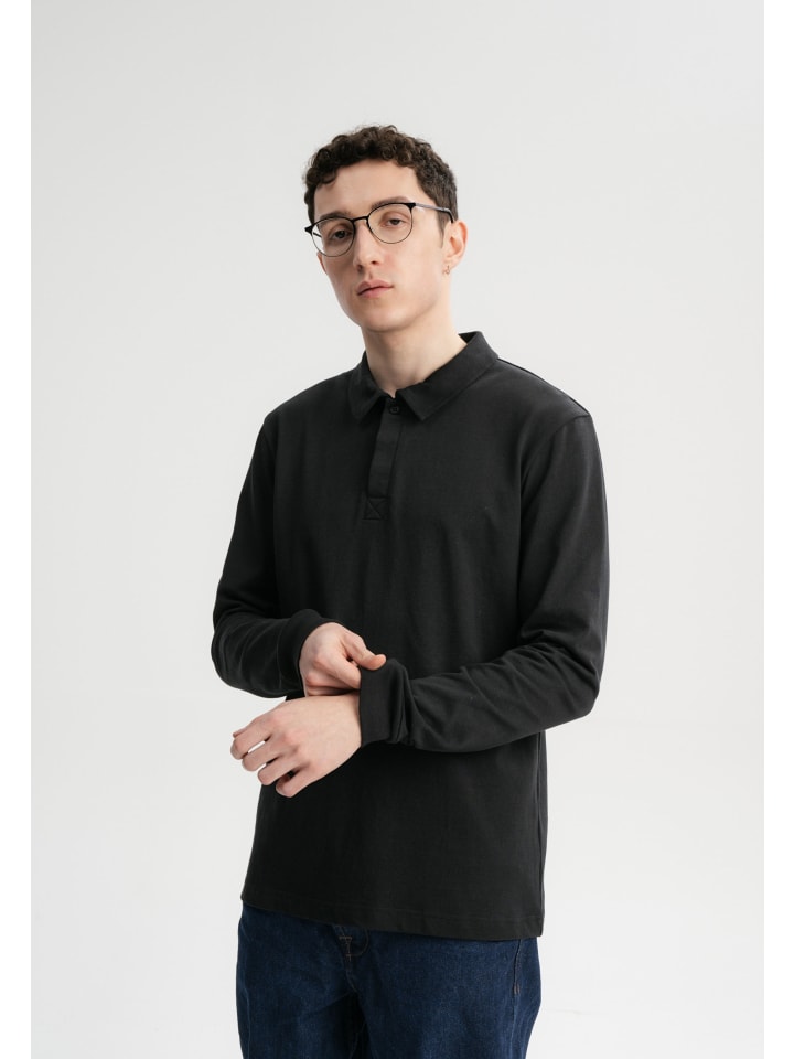 

Мужская рубашка-поло с длинными рукавами DIVIT MELA